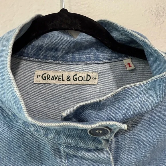 Gravel & Gold Marram Jacket in Yuba Denim Wash size 2 or Medium - Picture 8 of 8